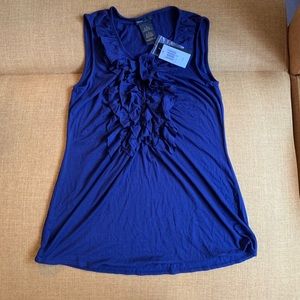 Grace Elements navy sleeveless top M